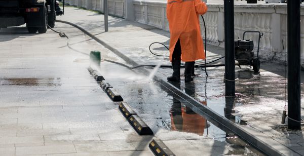 Parking Lot Pressure Washing in Winston Salem